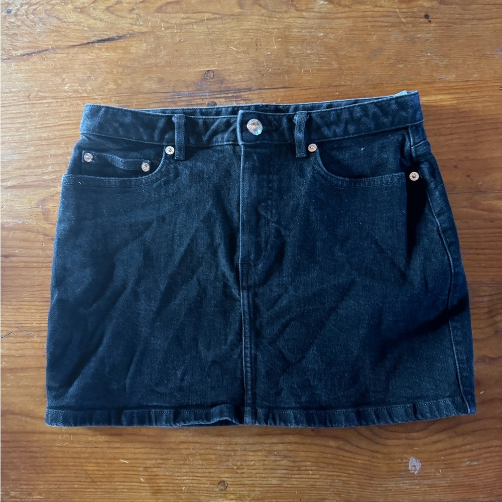 Black APC mini skirt